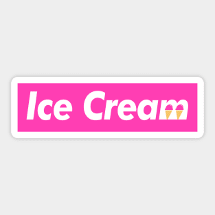 Ice Cream (Pink) Sticker